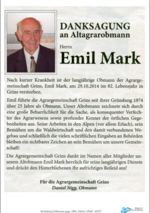 Portrait von Emil Mark